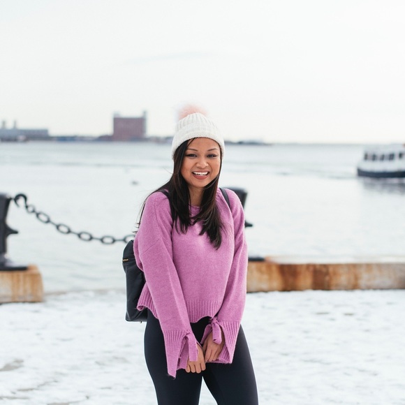 MEDIUM PURPLE SWEATER - Picture 2 of 3